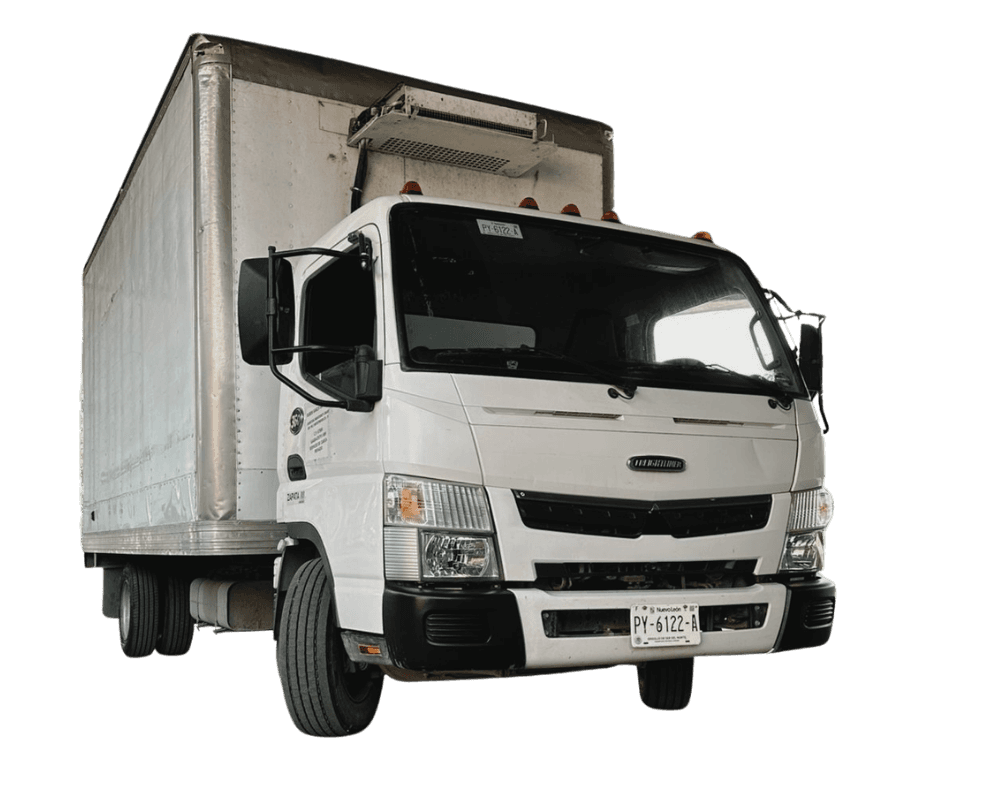 Unidad refrigerada EQ Freightliner FL-360 en renta para transporte de carga