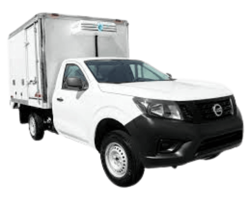 Unidad refrigerada Nissan NP-300 en renta para transporte de carga
