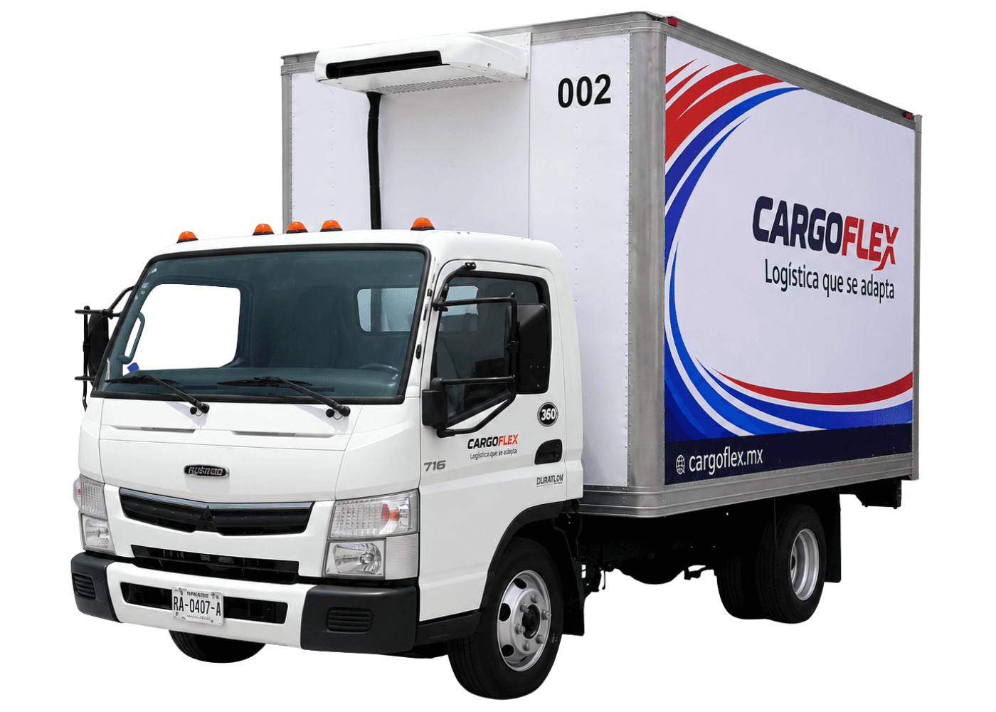 Unidad refrigerada EQ Freightliner FL-360 en renta en Monterrey