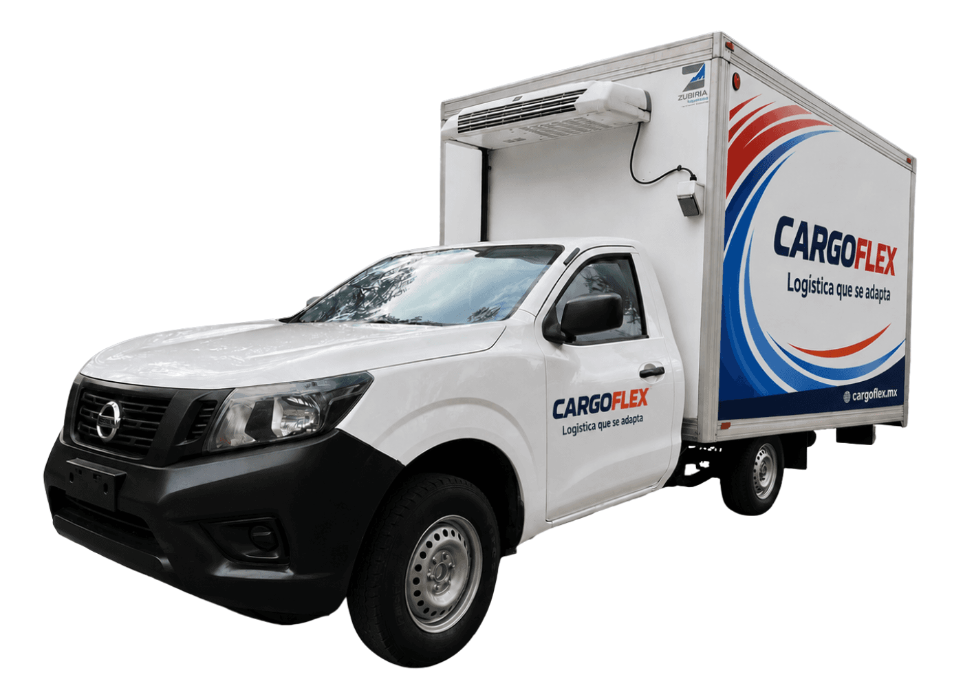 Unidad refrigerada Nissan NP-300 para renta de carga en Monterrey